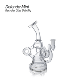 Waxmaid 6.14 Inch Defender Mini Recycler Glass Dab Rig