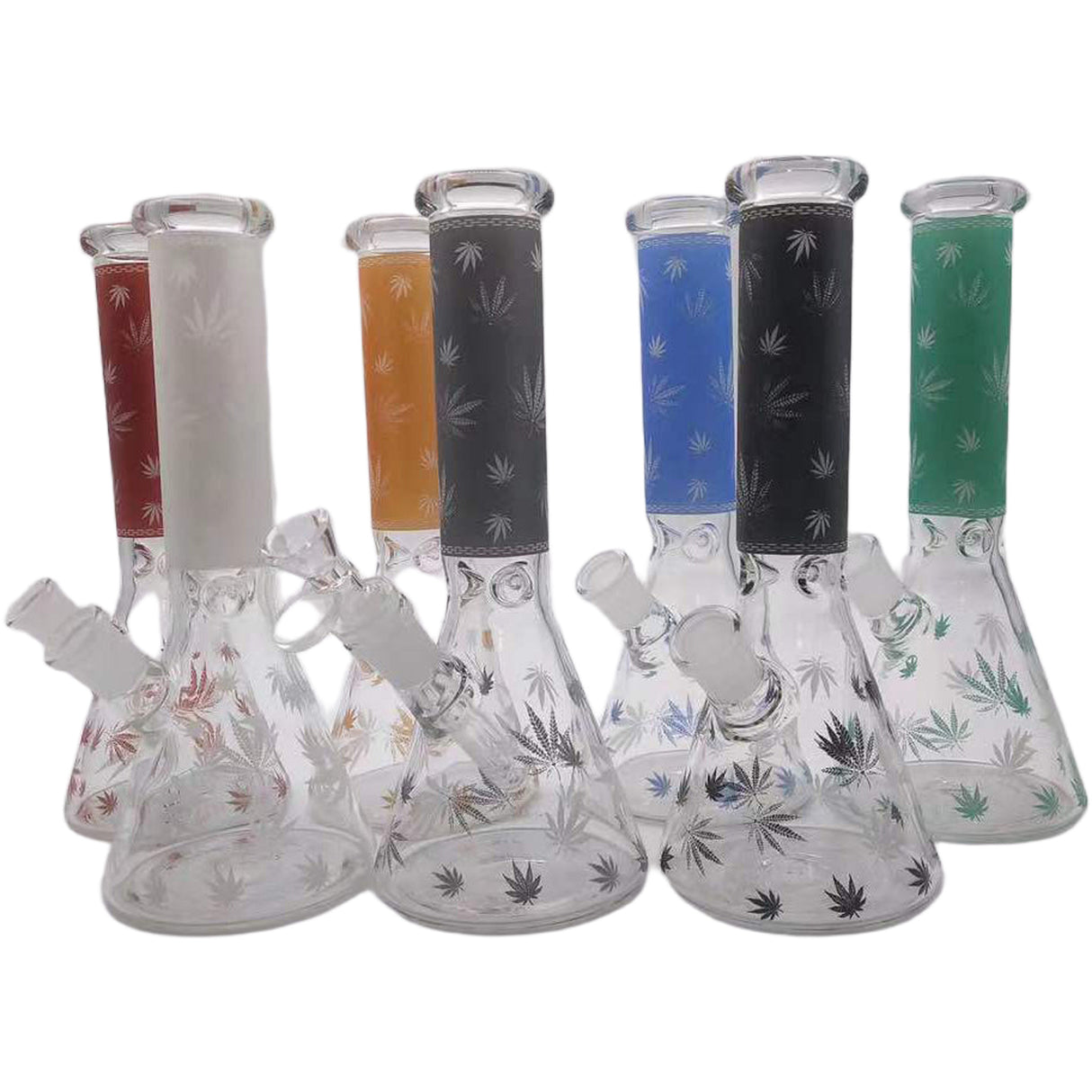 Weed Leaf Beaker Bong