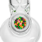 Close up of Mary Go Round Bowl in a smoking device