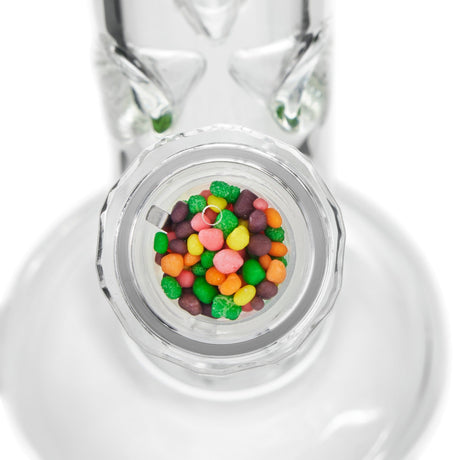Close up of Mary Go Round Bowl in a smoking device