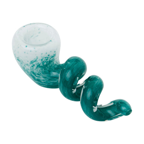 Human Grade Corkscrew hand pipe full length view