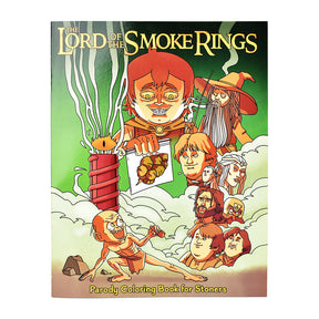 Wood Rocket Lord of the Smoke Rings Coloring Book, 8.5" x 11" with whimsical artwork