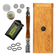 DynaVap WoodWynd Starter Pack with vaporizer, wooden case, and accessories top view