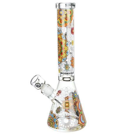 Wormhole Mandala Myriad Beaker Water Pipe | 15" | 14mm F