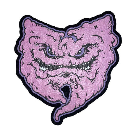East Coasters 10" Purple Monster Dab Mat, Front View, Ideal for Rig Stability & Surface Protection