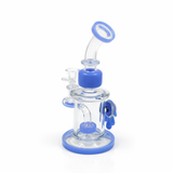 Azure Artisan 8" Bent Neck Waterpipe