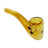 Human Grade Briar hand pipe honeycomb-textured borosilicate glass