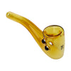Human Grade Briar hand pipe honeycomb-textured borosilicate glass