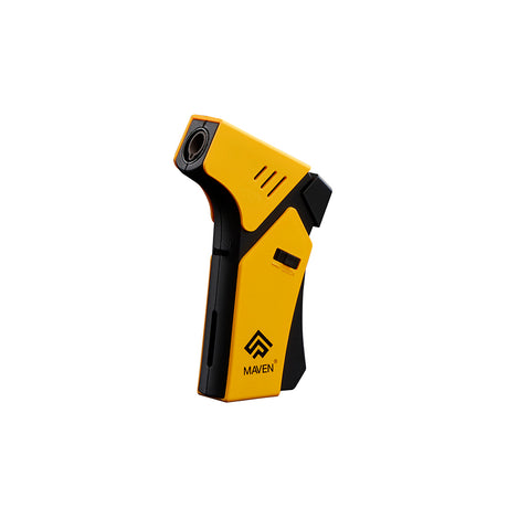 Maven Torch Mini Pro in Yellow - Compact Jet Flame Lighter with Adjustable Flame
