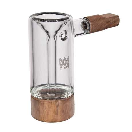 MJ Arsenal Alpine Series Steamboat Bubbler with wooden base and side carb - Front View