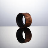 Vitae Glass Zebrawood Ring