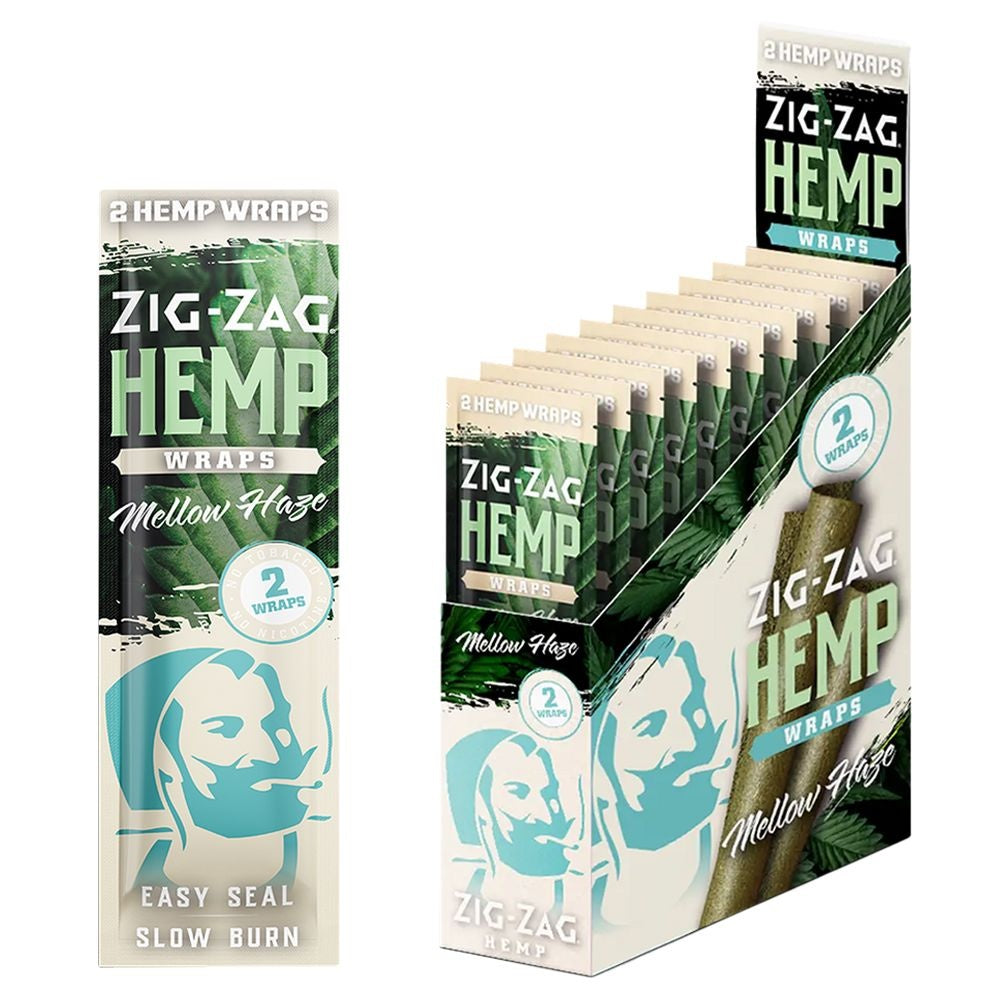 Zig Zag Hemp Wraps - 25 Pack