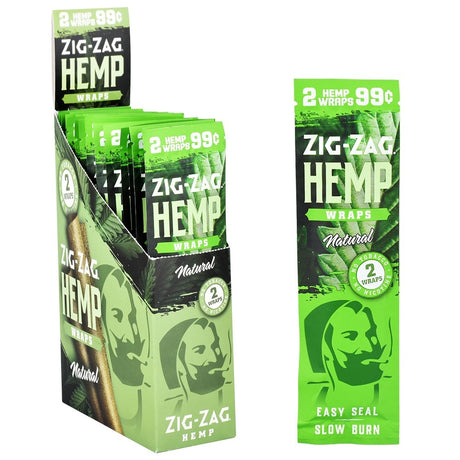 Zig Zag Hemp Wraps - 25 Pack