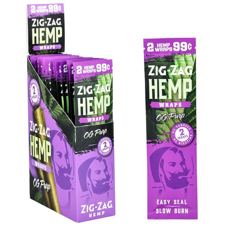 Zig Zag Hemp Wraps - 25 Pack