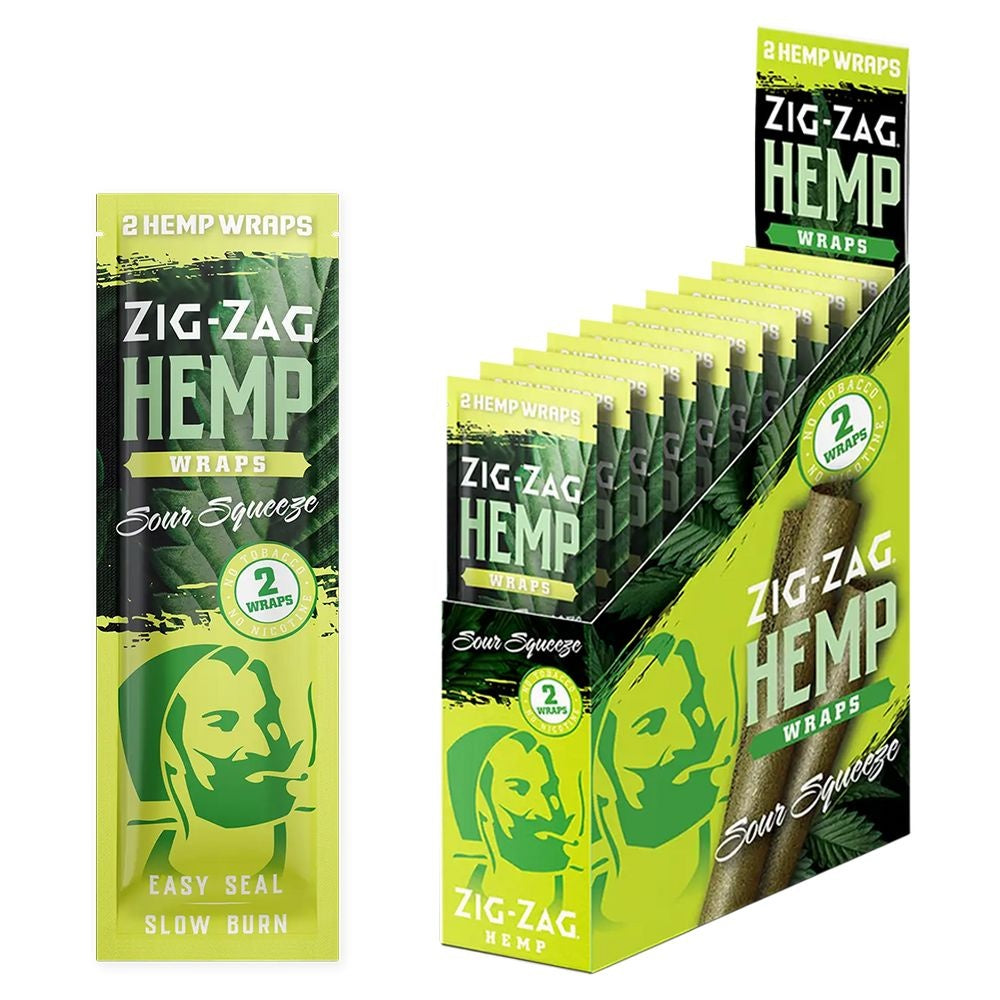 Zig Zag Hemp Wraps - 25 Pack