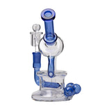 Human Grade 7.5" Recycler 45 (Triple Marble) Dab Rig