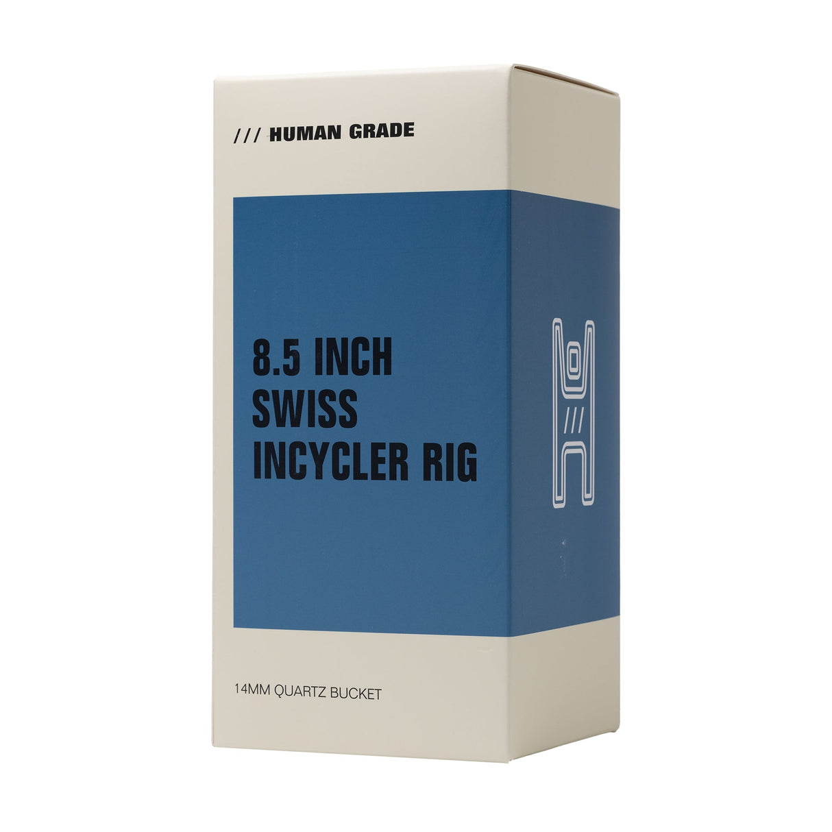 Human Grade Swiss Incycler Glass Rig Recycler - Various Sizes