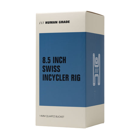 Human Grade Swiss Incycler Glass Rig Recycler - Various Sizes