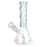 A Positive Twist Glass Beaker Water Pipe | 8.5" | 14mm F