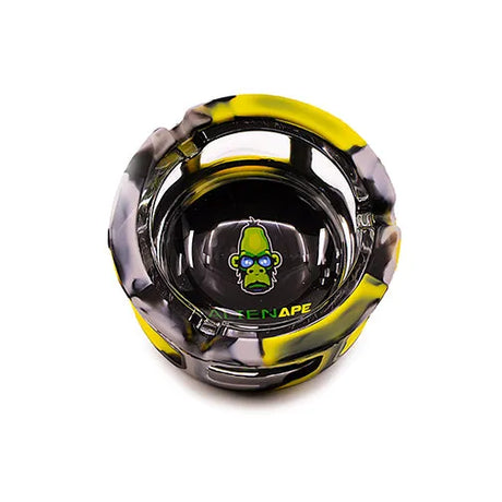 Glass Ashtray With Silicone Sleeve From Space King