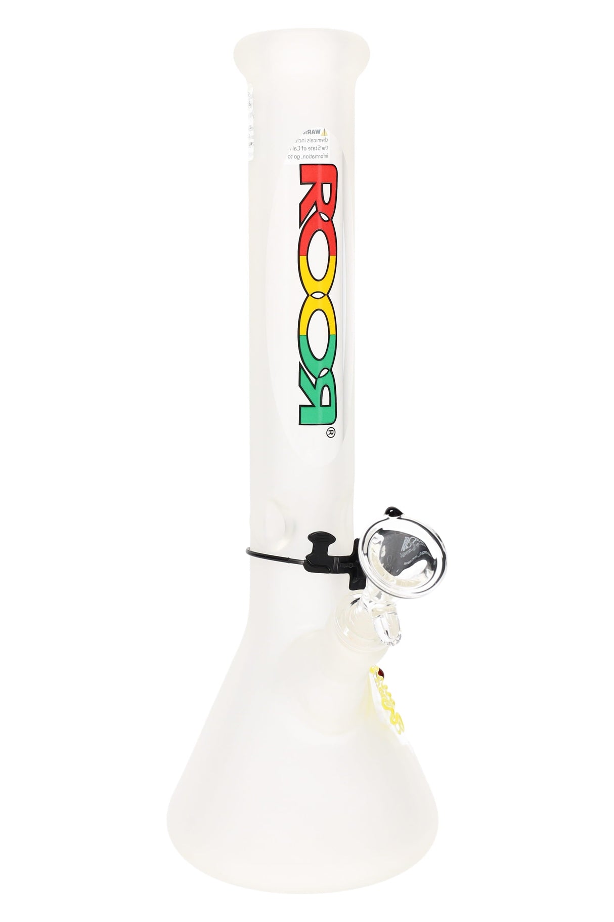 ROOR 14″ Frosted Beaker Bong – Ice Pinch – 5mm Glass