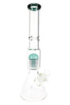 Glass Beaker Bong “Jelly Dome” – Tree Perc – 15″