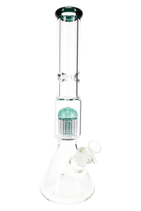 Glass Beaker Bong “Jelly Dome” – Tree Perc – 15″