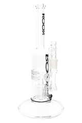 ROOR Tech Stemless Straight Tube Bong – Barrel Perc – 12″