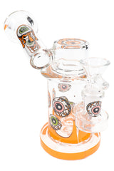 Glass Sidecar Bong “Eye Spy” – Showerhead Perc – 14.5 mm GoG – 5½″