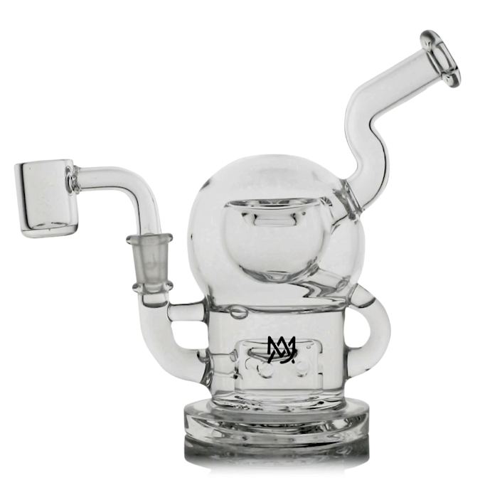 MJ Arsenal The Plasma Core Rig with borosilicate glass and female joint, front view