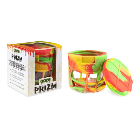 Ooze Prizm Silicone-Wrapped Glass Stash Jar