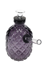 Glass Pineapple Mini Bong “Tropical Sipper” – 4″ – Assorted Colors