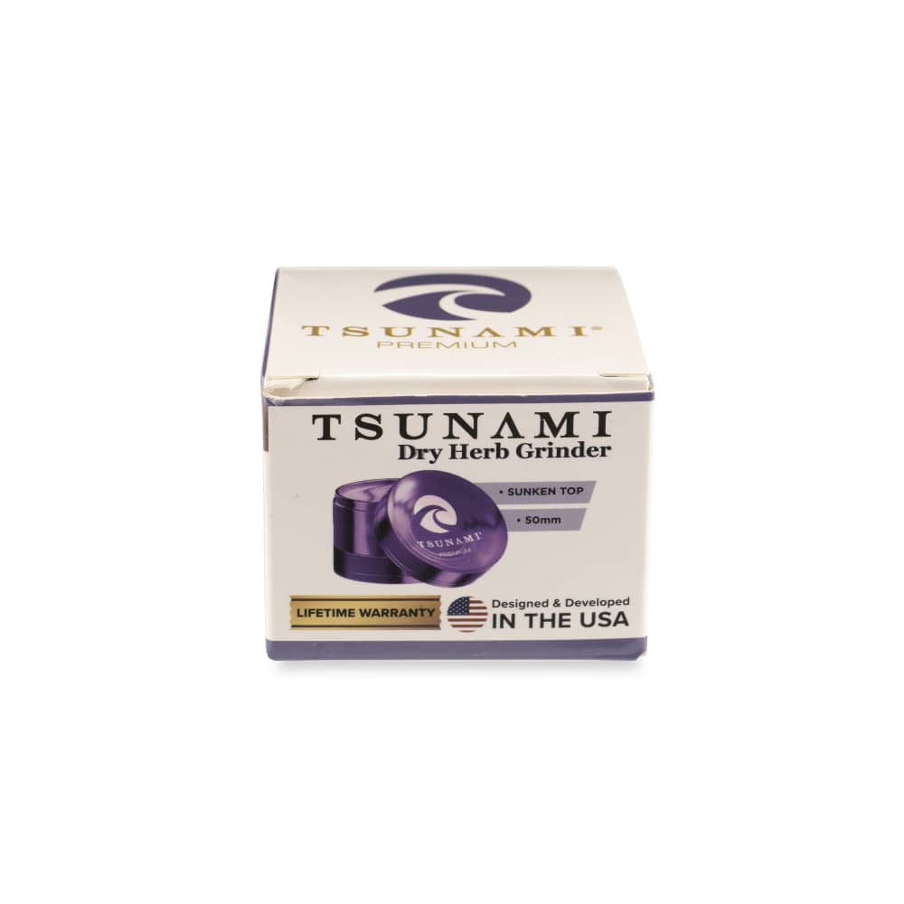 Tsunami Sunken Top 2" 4-Piece Grinder