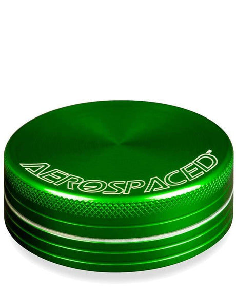 Aerospaced 2 Piece Aluminum Grinder in Green, Compact and Portable Design