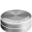 Aerospaced 2 Piece Aluminum Grinder in Silver, Compact Design for Dry Herbs