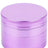 Aerospaced 4-Piece Grinder in Purple, Compact Aluminum Design, Front View