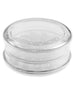 Aerospaced Acrylic 3-Piece Grinder in Clear - Compact and Portable Design