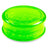 Aerospaced Acrylic 3-Piece Grinder in vibrant green, compact and portable design, ideal for dry herbs