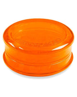 Aerospaced Acrylic 3-Piece Grinder in Orange, Compact Design, Portable for Travel