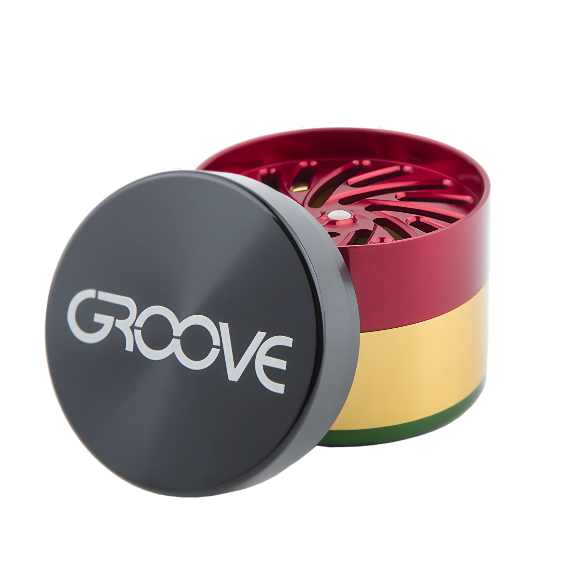 4-Piece Aluminum Grinder 2.5" - Assorted Colors