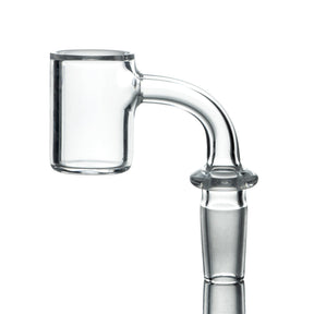 AFM Quartz Banger with Beveled Edge, 3mm Thick, 25mm Diameter for Dab Rigs, Side View