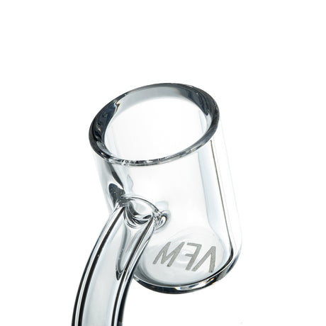 AFM Quartz Banger with Beveled Edge, 3mm Thick and 25mm Wide, Clear View