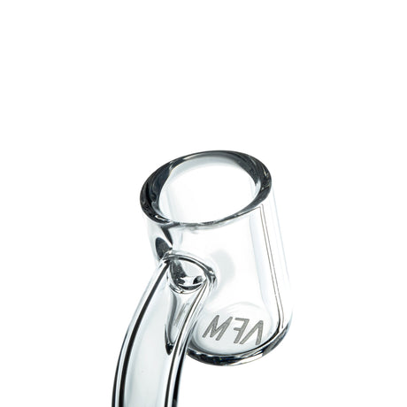 AFM Flat Top Beveled Edge Quartz Banger - Clear, 3mm Thick, 20mm Diameter