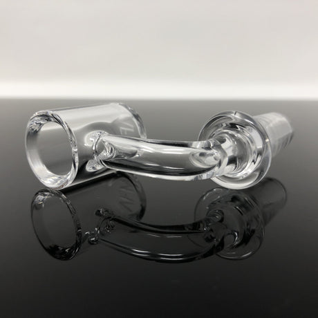 AFM Quartz Banger with Flat Top Beveled Edge, 3mm Thick, 20mm Wide on Reflective Surface