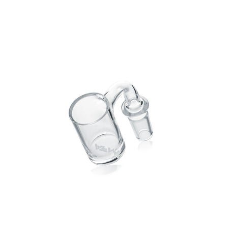 AFM Full Weld Banger 2mm Thick Bottom 25mm for Dab Rigs, Clear Quartz, Angled View