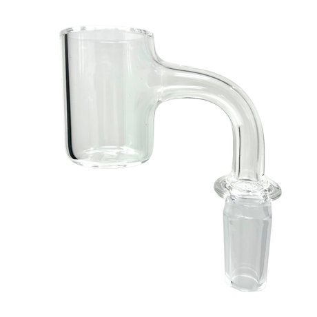 AFM Full Weld Banger 3mm thick quartz side view for dab rigs, 25mm heavy wall design