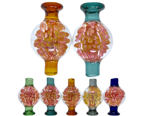 AFM Glass - GOLD FUME BUBBLE CAP