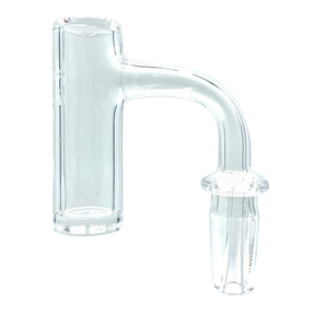 AFM Long Thick Bottom Quartz Banger 3mm X 20mm for Dab Rigs, Clear Front View