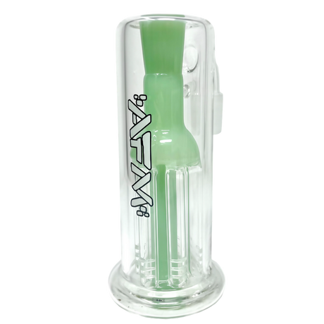 AFM Tall Boy 6 Arm Percolator Ash-catcher 5" front view on white background, 45/90 degree joint