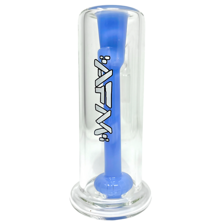 AFM Tall Boy Shower Head Ash-catcher 5" in Milky Blue - 14mm 45/90 Degree Joint - Front View